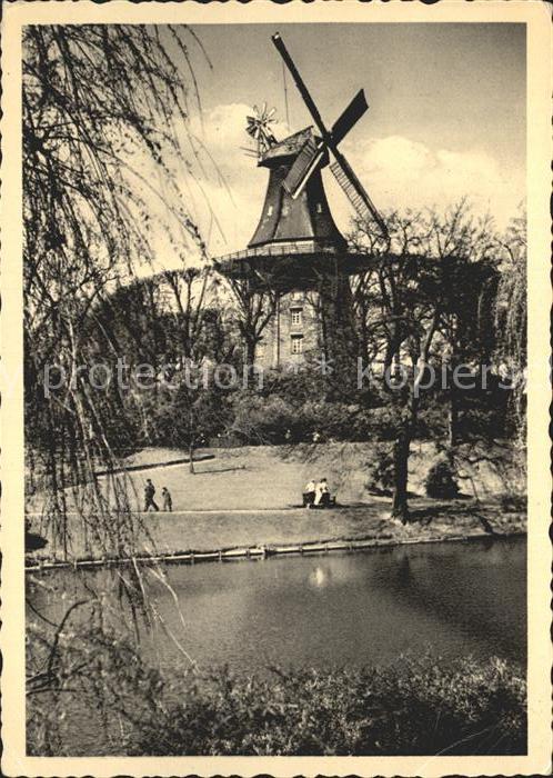 BREMEN  CITY Historische Muehle am Wall