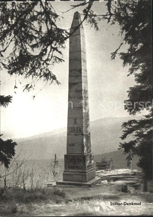 Ploeckensteinsee Adalbert Stifter Denkmal Dichter