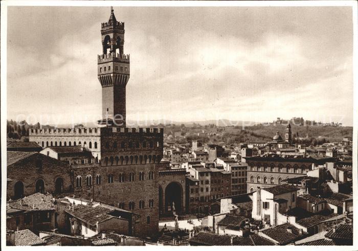 Firenze Florenz Palazzo Vecchio visto dalla Cattedrale