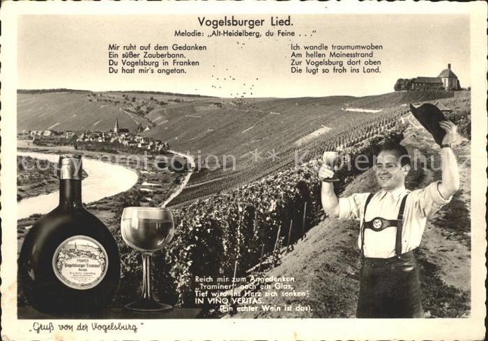 Volkach Vogelsburger Lied Weinanbau