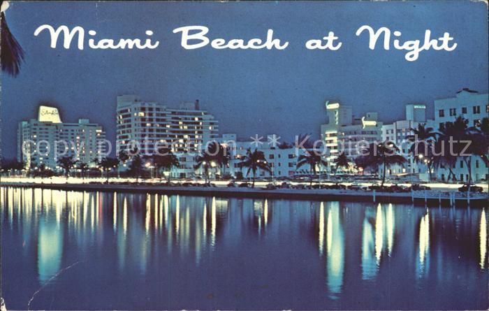 Miami Beach Nachtaufnahme