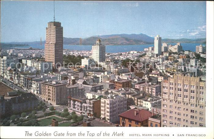 San Francisco California Golden Gate  Hotel Mark Hopkins