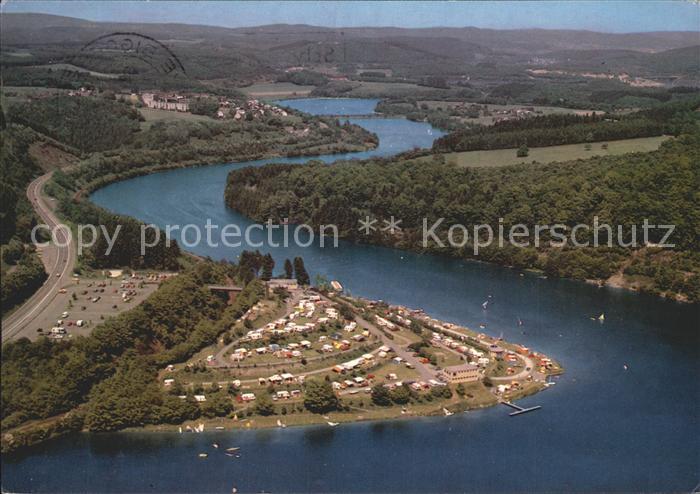 Olpe Biggesee Erholungsanlage Biggesee- Kirchesohl Fliegeraufnahme