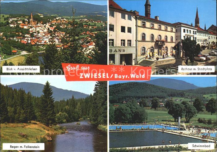 Zwiesel Niederbayern Regen Falkenstein Rathaus Stadtplatz