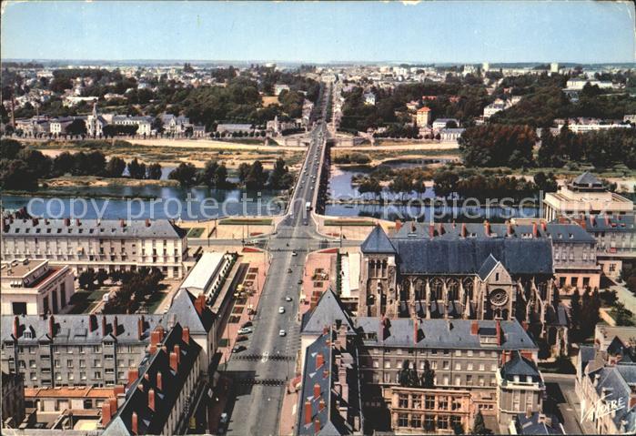 Tours Indre-et-Loire Fliegeraufnahme