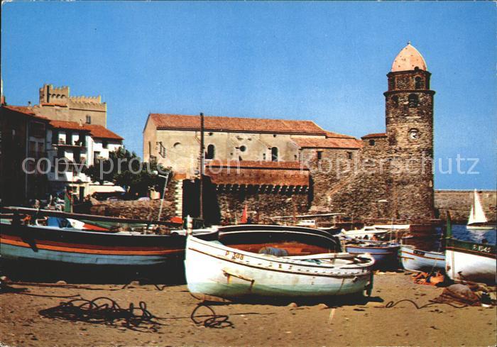 Collioure Kirche am Hafen
