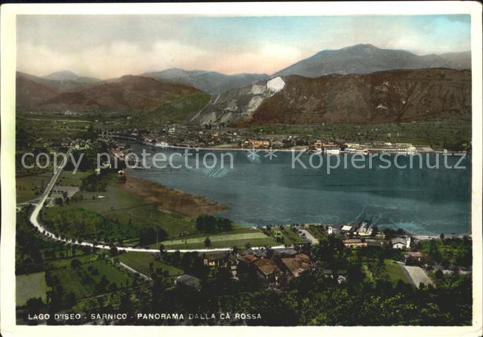 Sarnico Lombardia Panorama dalla ca Rossa