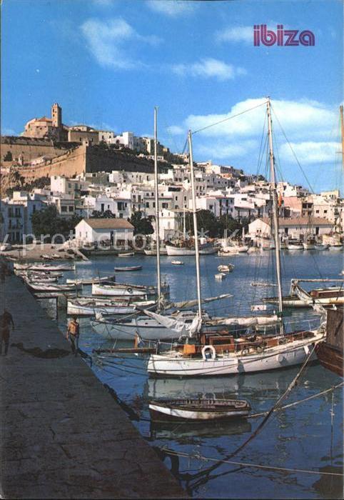 Ibiza Islas Baleares Einschiffungsplatz Altstadt