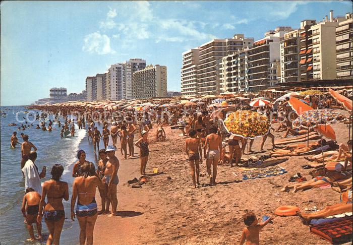 Fuengirola Teilansicht vom Strand aus