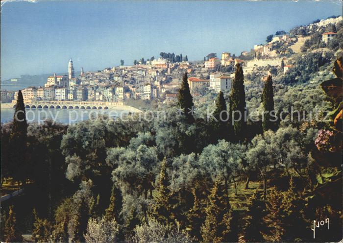 Menton Alpes Maritimes Teilansicht