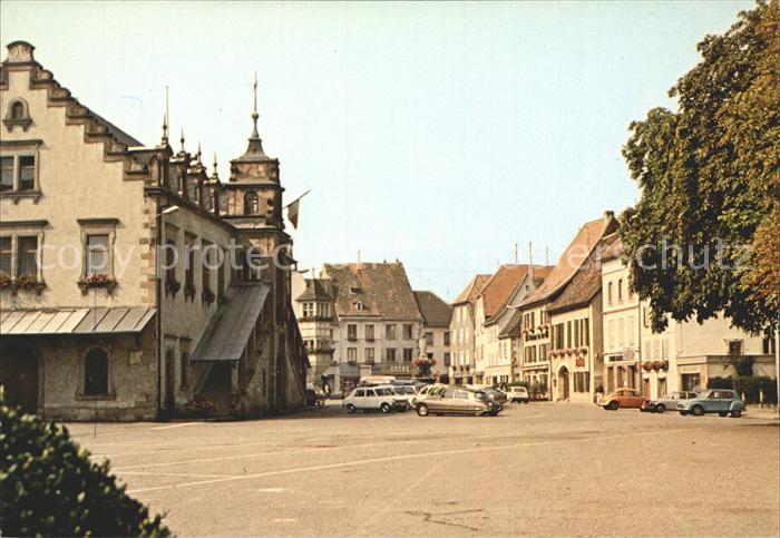 Soultz-Haut-Rhin Marktplatz