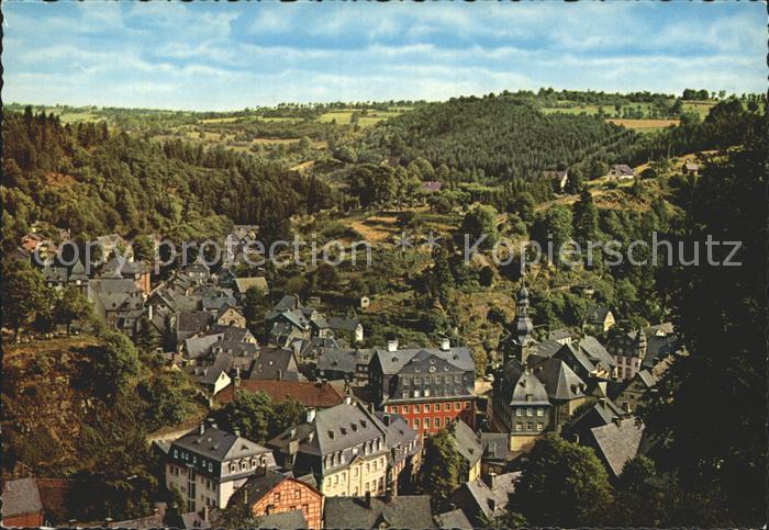 Monschau Montjoie NRW Stadtansicht