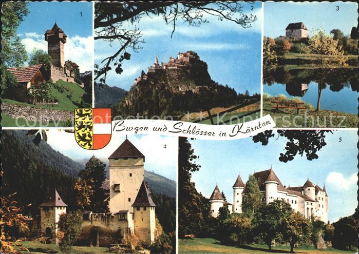 Kaernten Burg- Falkenstein HochosterwitzGroppenstein Schloss Frauenstein Moosbur