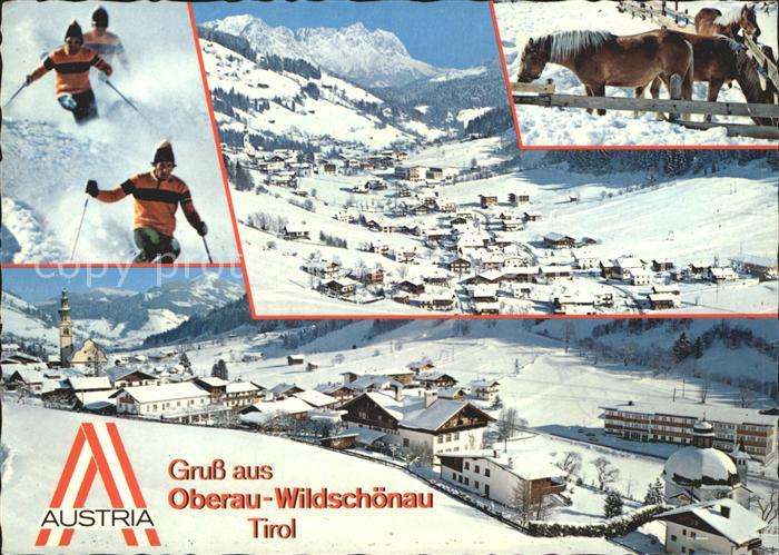 Oberau Tirol Hohe Salve Wilder Kaiser