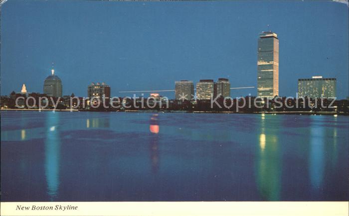 Boston Massachusetts New Boston Skyline