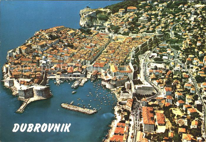 Dubrovnik Ragusa Fliegeraufnahme