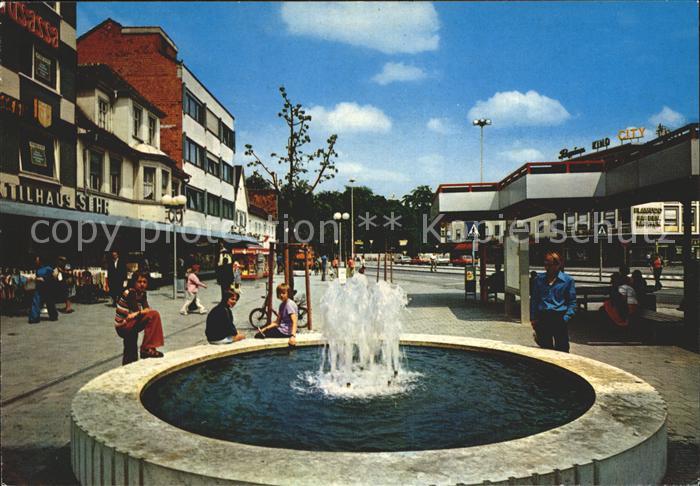 Ruesselsheim Main Friedensplatz Springbrunnen