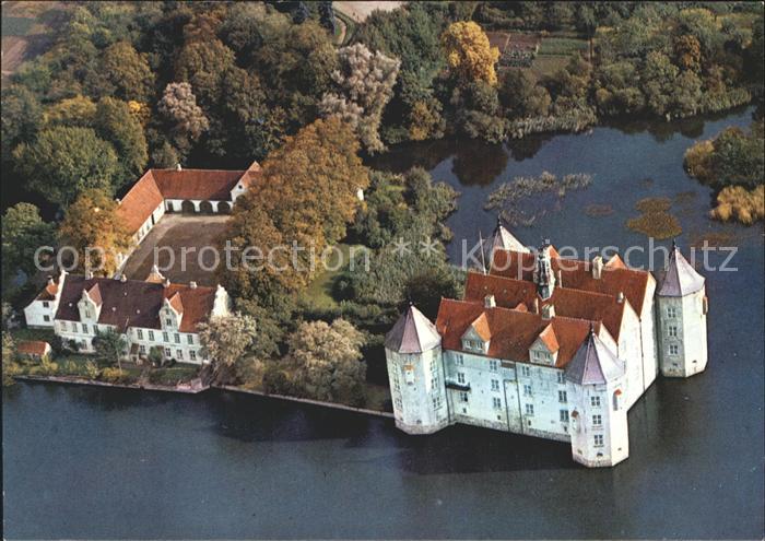 Gluecksburg Ostseebad Schloss Gluecksburg Fliegeraufnahme