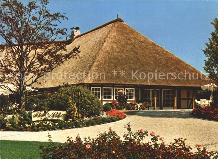 Walsrode Lueneburger Heide Rosencafe im Vogelpark Walsrode