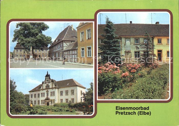 Pretzsch Elbe Markt Kinderheim Adolf Reichwein ehem Schloss Stadtbibliothek