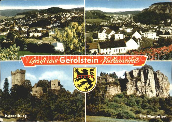 Gerolstein Rheinland-Pfalz Totalansichten Kasselburg Die Munterley