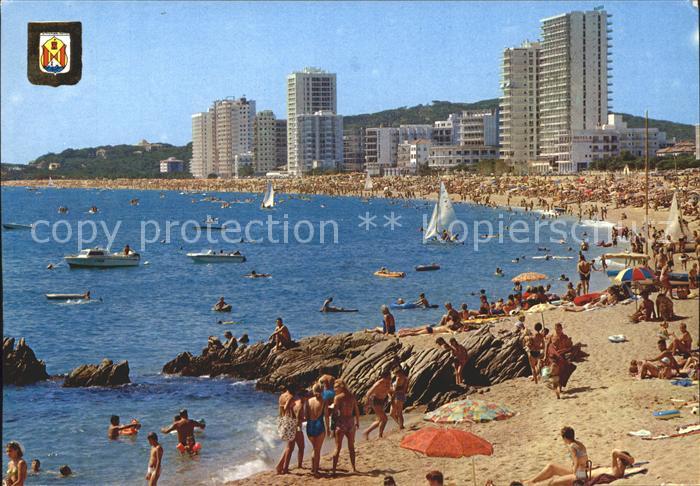 Platja d Aro Vista general de la platja