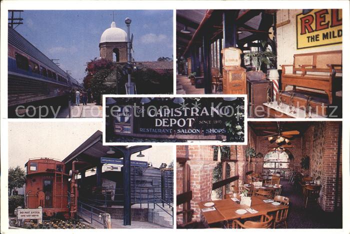 San Juan Capistrano The Capistrano Depot Restaurant Passenger train stop