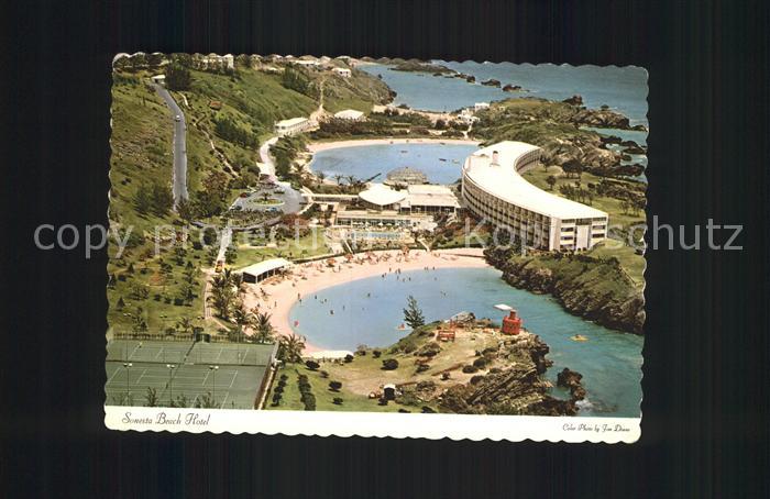 Southampton Sonesta Beach Hotel Air view