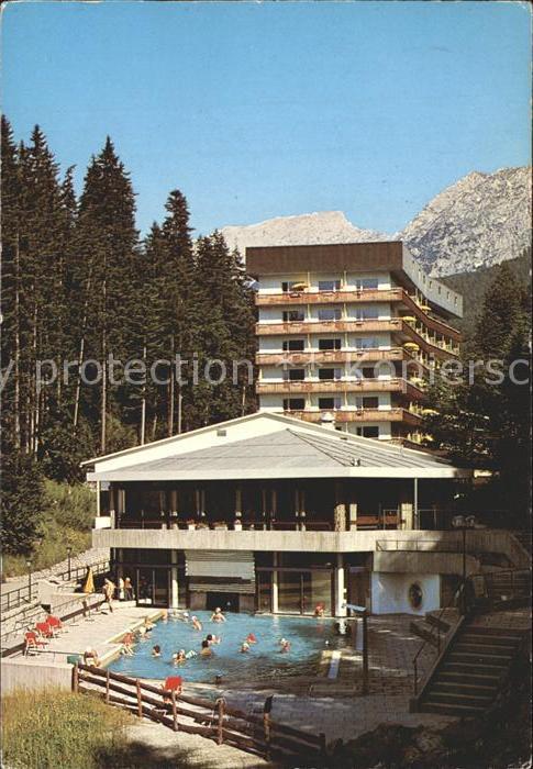 Bad Heilbrunn Therme mit Grimmingblick