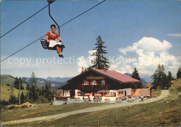 Bayrischzell Brotzeitstueberl am Sudelfeld Sessellift