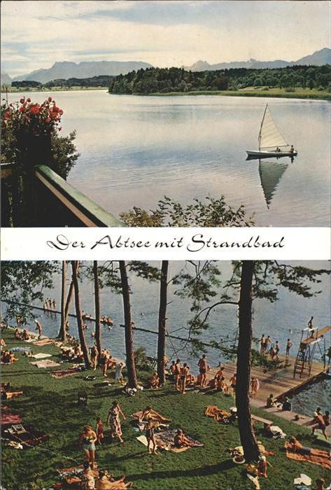 Abtsee Salzach Segelpartie Strandbad