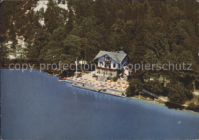 Bad Reichenhall Seewirt am Thumsee Fliegeraufnahme