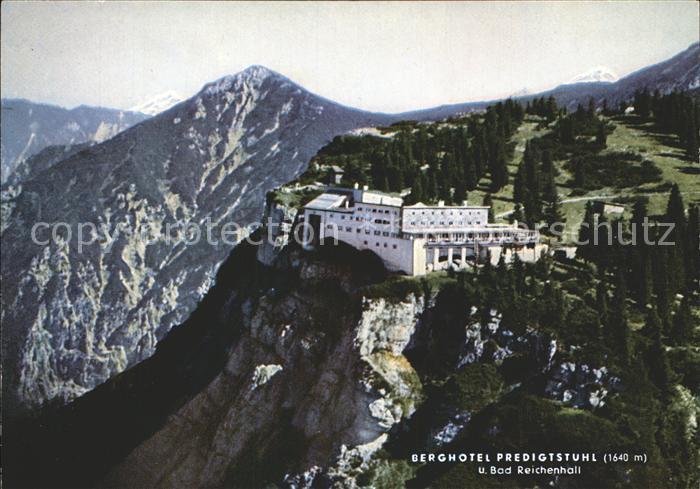 Bad Reichenhall Berghotel Predigtstuhl Fliegeraufnahme