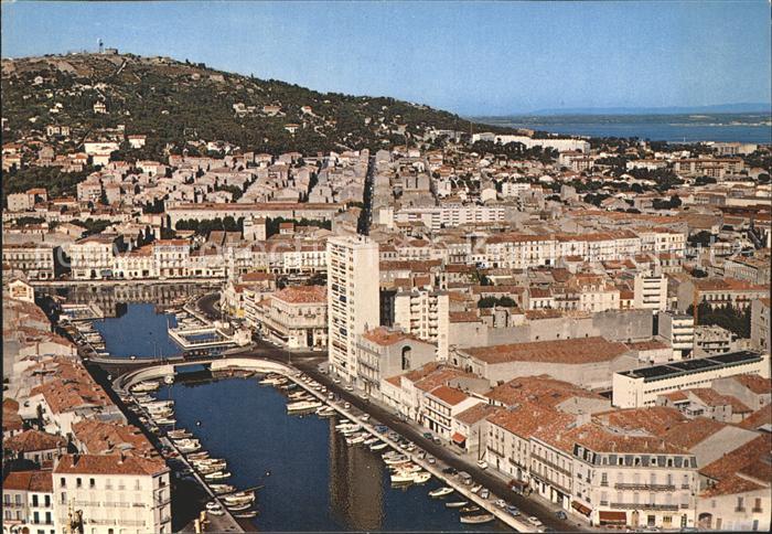 Sete Herault Vue generale aerienne