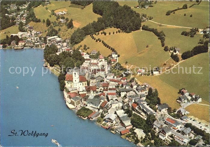 St Wolfgang Wolfgangsee Fliegeraufnahme