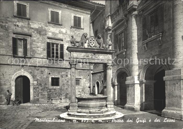 Montepulciano Pozzo dei Grifi e dei Leoni