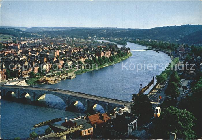 Namur Wallonie Pont des Jambes Fliegeraufnahme