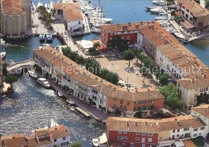 Port Grimaud Vue generale aerienne