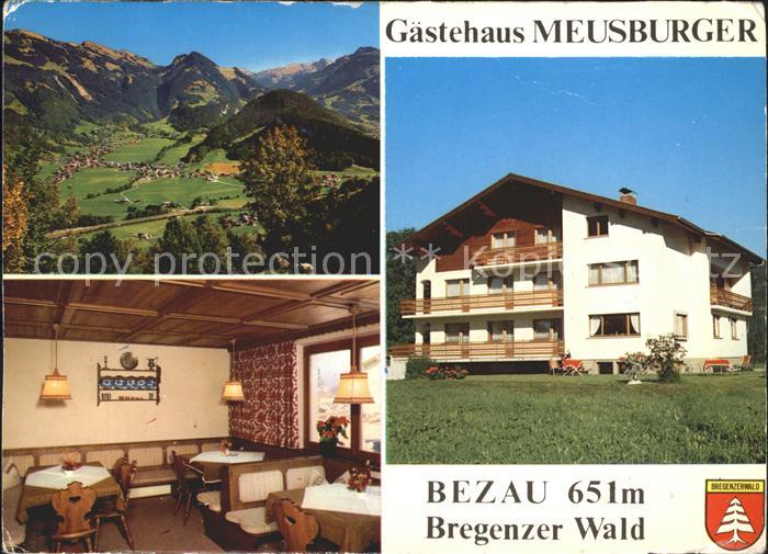 Bezau Vorarlberg Total Gaestehaus Meusburger Gaststube