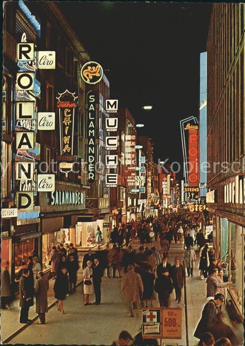 Koeln Rhein Hohe Strasse Einkaufspassage