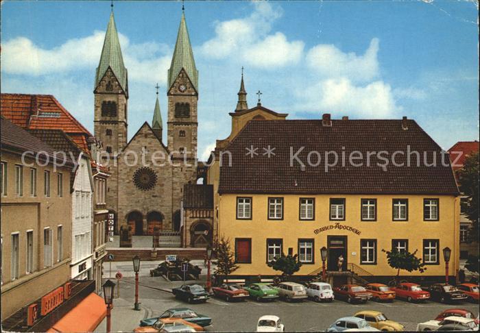 Werl Westfalen Markt und Basilika Wallfahrtskirche