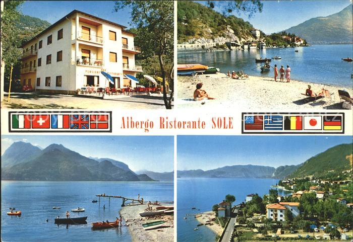 Lago di Como Albergo Ristorante Sole S Maria Rezzonico Strand