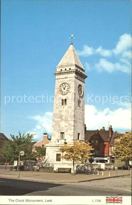 Leek Staffordshire Moorlands The Clock Monument
