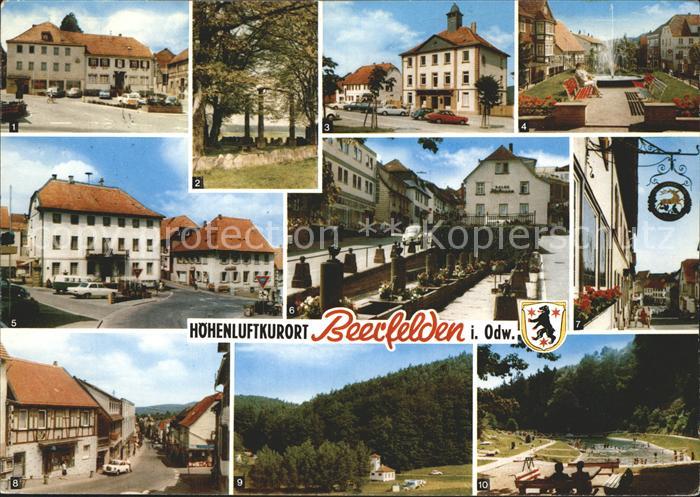 Beerfelden Odenwald Metzkeil Der Galgen Buergerhaus Brunnen Rathaus Muemlingquel
