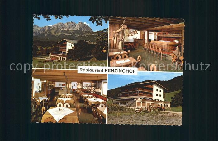 Oberndorf Tirol Restaurant Penzinghof Gastraum Bar Pferdekoppel