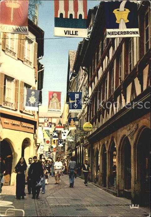 Strasbourg Alsace La Rue des Orfevres dans la vieille ville