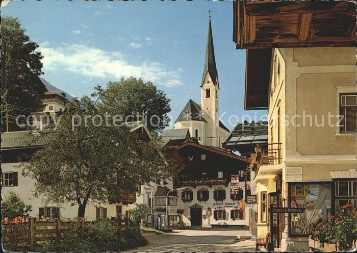 Kirchberg Tirol Dorfmotiv Kirche