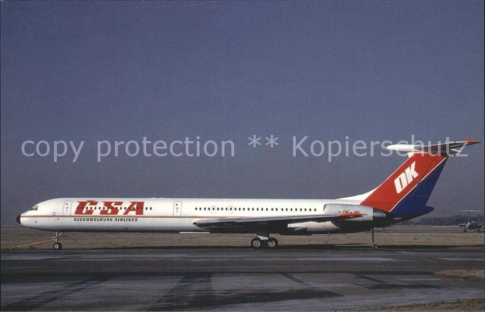 Flugzeuge Zivil CSA Illyshin 62M c/n 2932748 OK-JBI