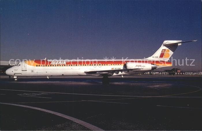 Flugzeuge Zivil Iberia McDonnell Douglas MD-87 c/n 49828 EC-EUD