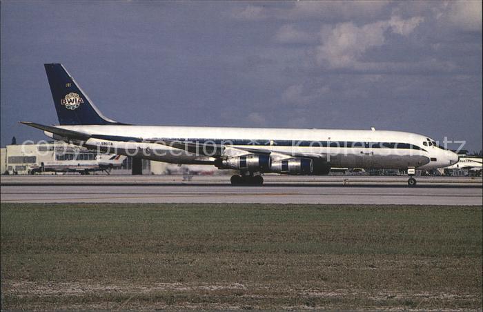 Flugzeuge Zivil BWIA Agro cs McD Douglas DC-8-51F c/n 4